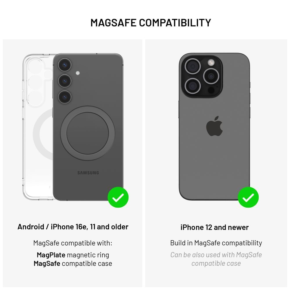 FIXED öntapadós tartó Magsafe kompatibilis, fekete FIXED öntapadós tartó Magsafe kompatibilis, fekete