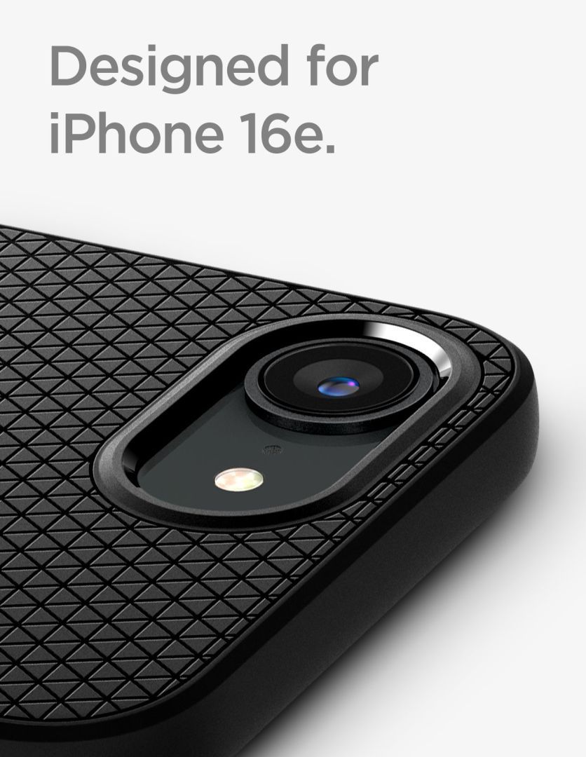 Spigen Liquid Air iPhone 16e Matte Black Spigen Liquid Air iPhone 16e Matte Black
