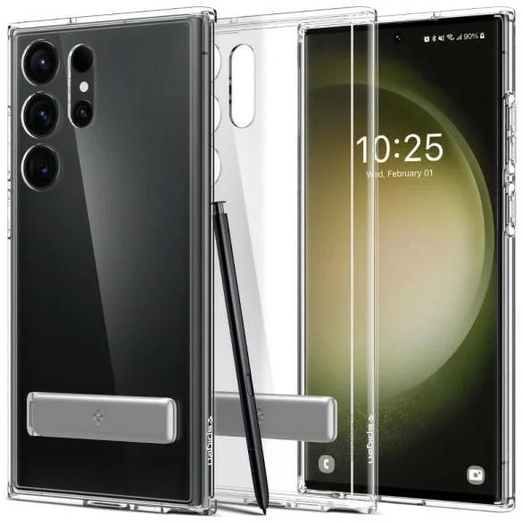 Spigen Ultra Hybrid S Samsung Galaxy S23 Ultra Crystal Clear Spigen Ultra Hybrid S Samsung Galaxy S23 Ultra Crystal Clear