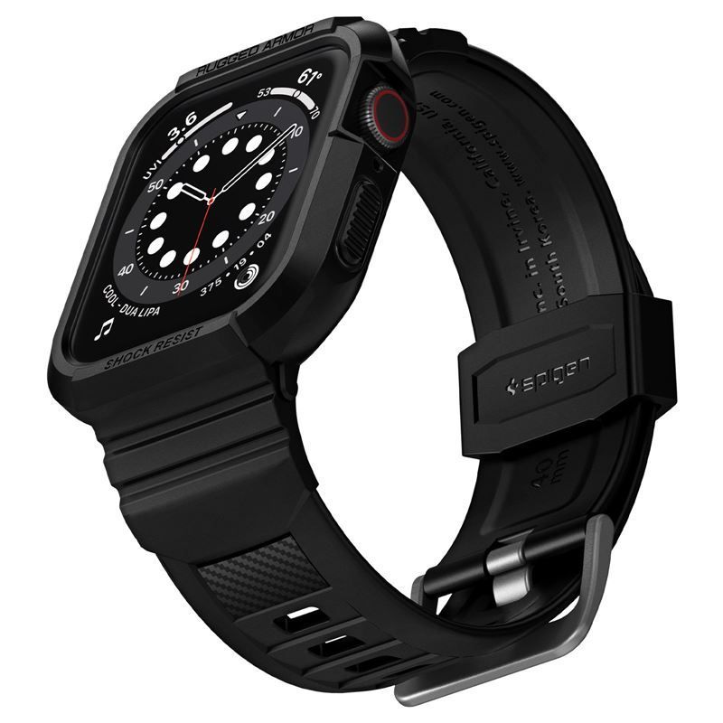 Spigen Rugged Armor Pro, black - Apple Watch 8/7 (41mm)/SE 2022/6/SE/5/4 (40mm) Spigen Rugged Armor Pro, black - Apple Watch 8/7 (41mm)/SE 2022/6/SE/5/4 (40mm)