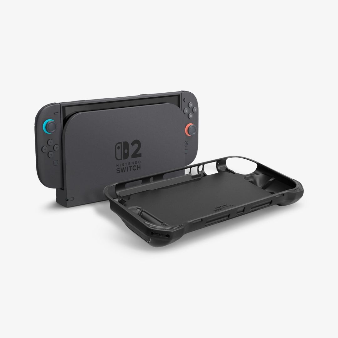 Spigen Rugged Armor Nintendo Switch 2 Matte Black Spigen Rugged Armor Nintendo Switch 2 Matte Black