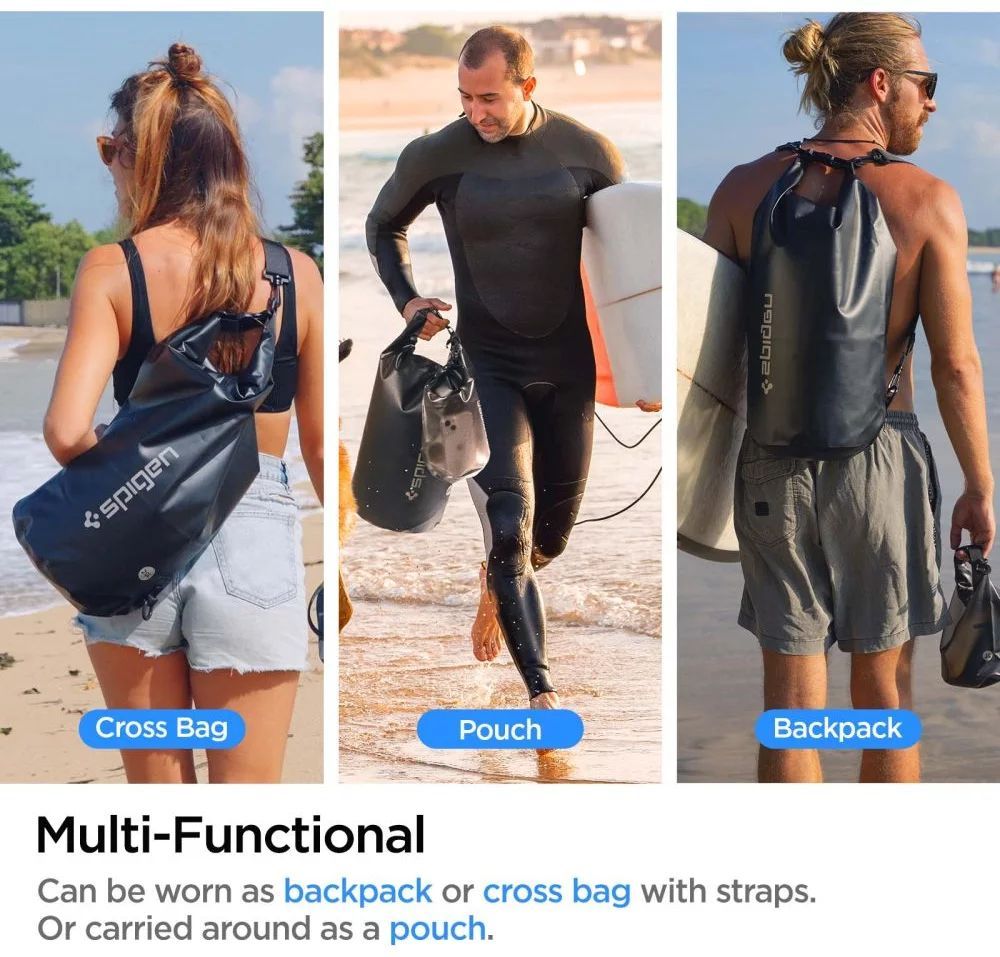Spigen Aqua Shield WaterProof Dry Bag 20L + 2L A630 Black Spigen Aqua Shield WaterProof Dry Bag 20L + 2L A630 Black