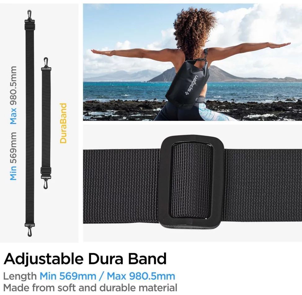 Spigen Aqua Shield WaterProof Dry Bag 20L + 2L A630 Black Spigen Aqua Shield WaterProof Dry Bag 20L + 2L A630 Black