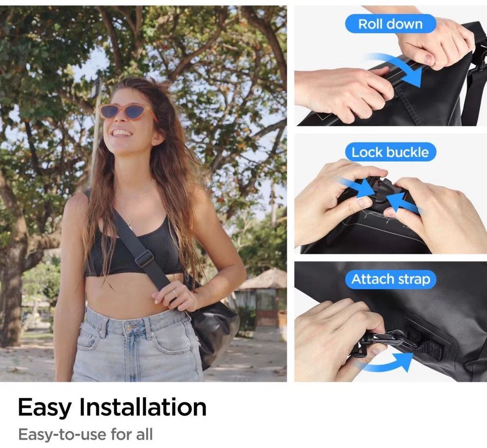 Spigen Aqua Shield WaterProof Dry Bag 20L + 2L A630 Black Spigen Aqua Shield WaterProof Dry Bag 20L + 2L A630 Black