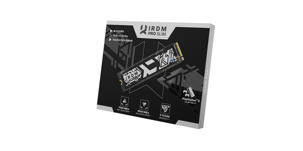 Good Ram 2TB M.2 2280 NVMe IRDM PRO SLIM Good Ram 2TB M.2 2280 NVMe IRDM PRO SLIM
