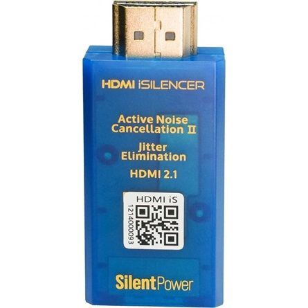 iFi HDMI iSilencer HDMI 2.1 -> HDMI 2.1 M/F aktív zavarszűrő Blue iFi HDMI iSilencer HDMI 2.1 -> HDMI 2.1 M/F aktív zavarszűrő Blue