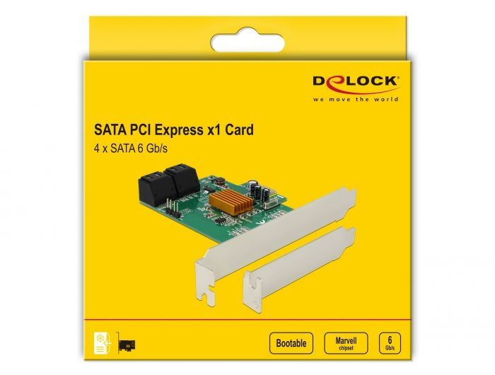 DeLock 4 port SATA PCI Express Card DeLock 4 port SATA PCI Express Card