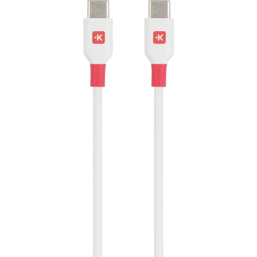 SKROSS USB-C to USB-C fast charger cable 2m White