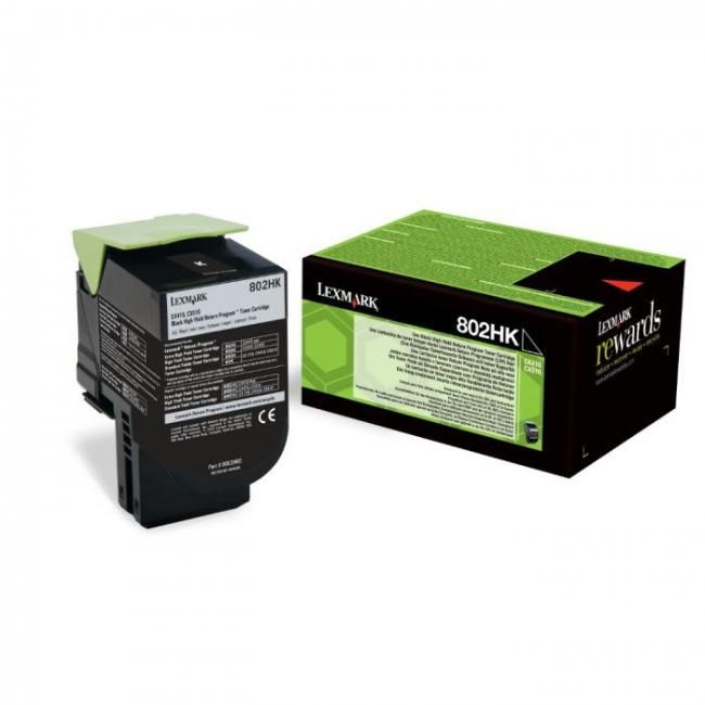 Lexmark 802HK High Black toner Lexmark 802HK High Black toner
