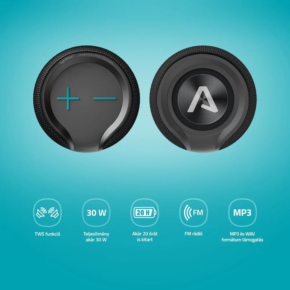 Lamax LightNote1 Bluetooth Speaker Black Lamax LightNote1 Bluetooth Speaker Black