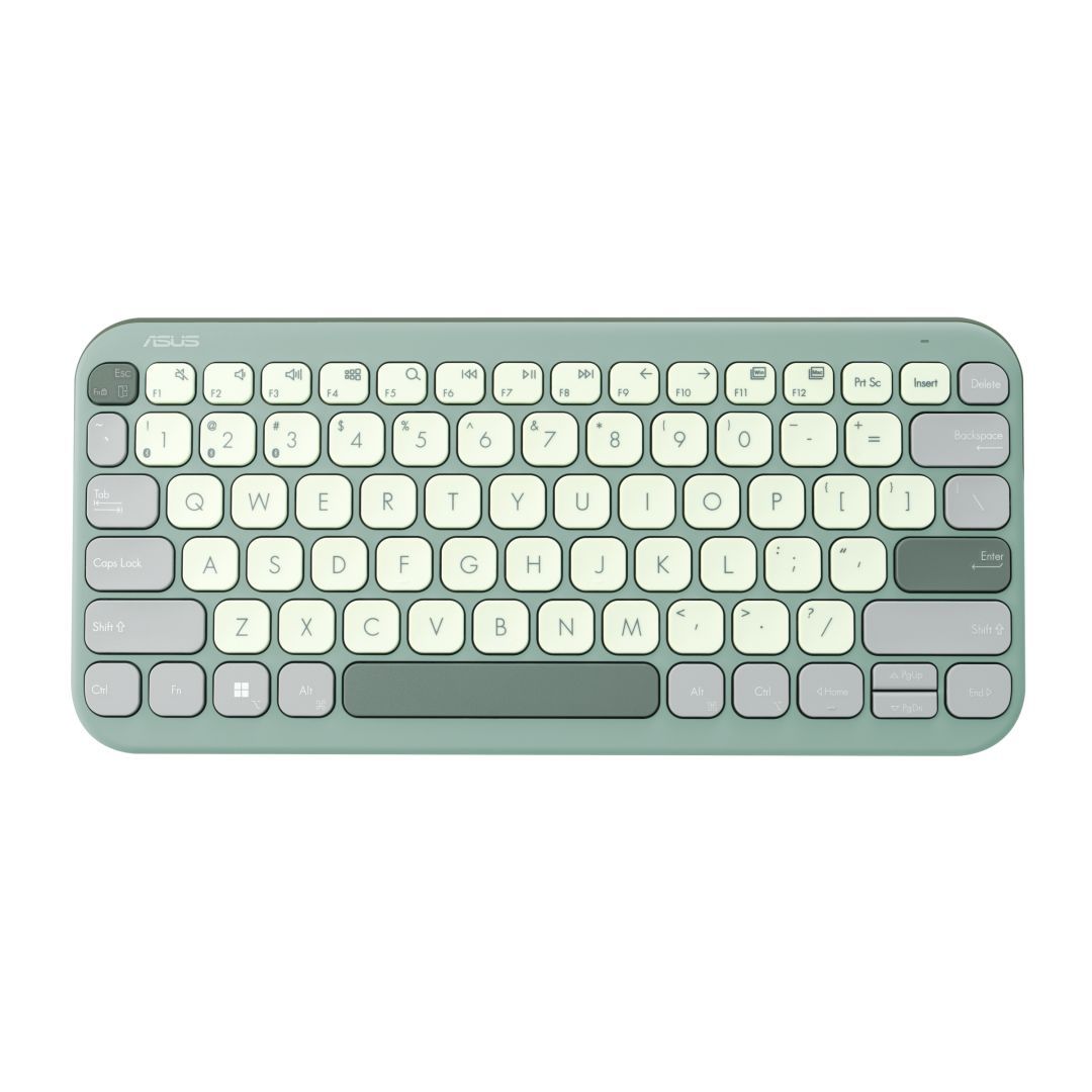 Asus Marshmallow Keyboard KW100 Wireless Keyboard Green Tea Latte HU Asus Marshmallow Keyboard KW100 Wireless Keyboard Green Tea Latte HU