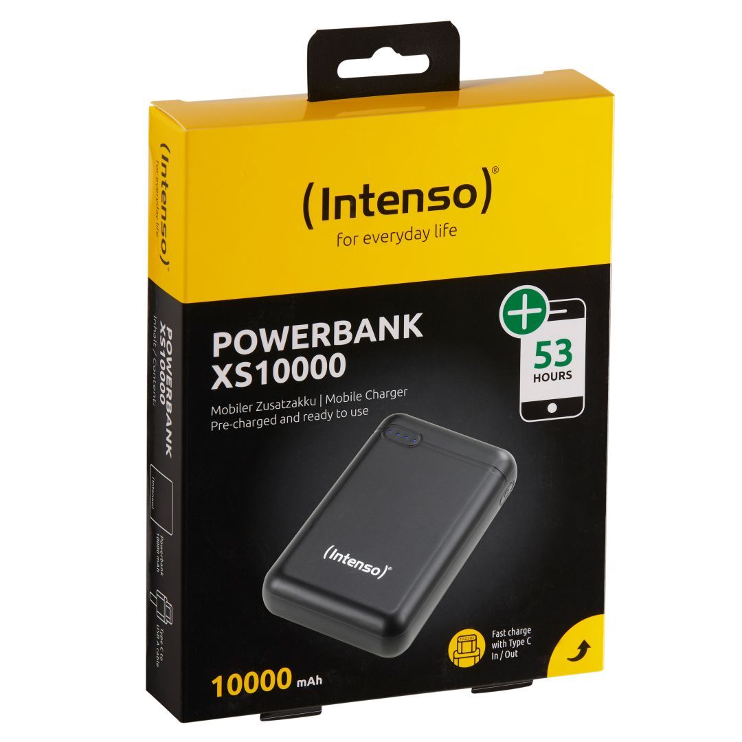 Intenso XS10000 10000mAh PowerBank Black Intenso XS10000 10000mAh PowerBank Black