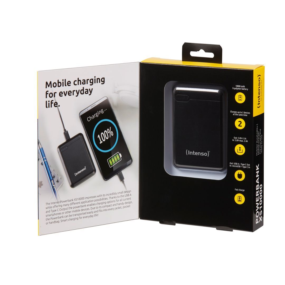 Intenso XS10000 10000mAh PowerBank Black Intenso XS10000 10000mAh PowerBank Black