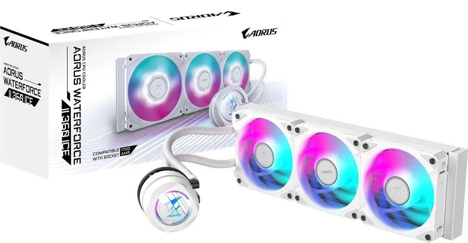 Gigabyte AORUS WATERFORCE X II 360 ICE Gigabyte AORUS WATERFORCE X II 360 ICE