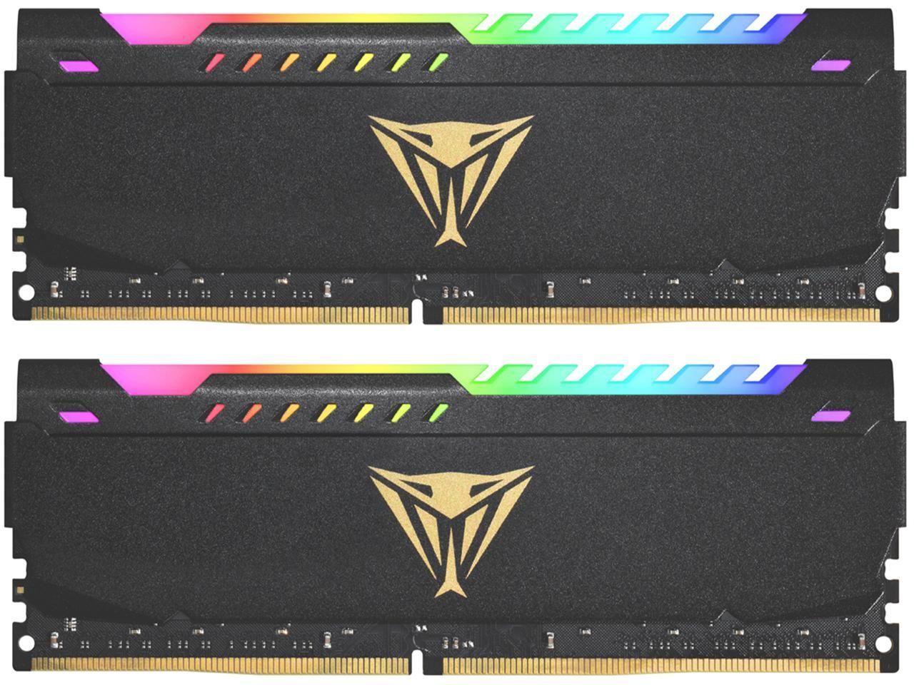 Patriot 16GB DDR4 3600MHz Kit(2x8GB) Viper Steel RGB Patriot 16GB DDR4 3600MHz Kit(2x8GB) Viper Steel RGB