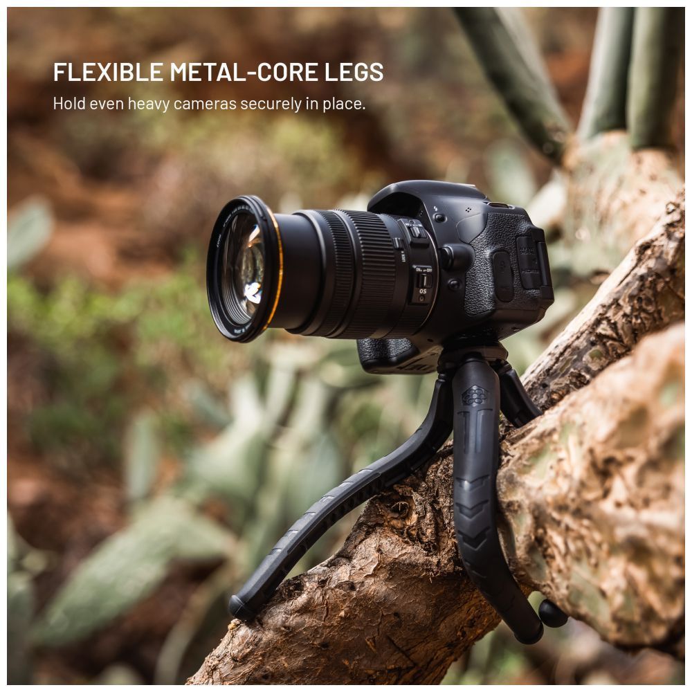 FIXED FlexibleCreator állvány 1/4" mágneses telefontartóval, fekete FIXED FlexibleCreator állvány 1/4" mágneses telefontartóval, fekete