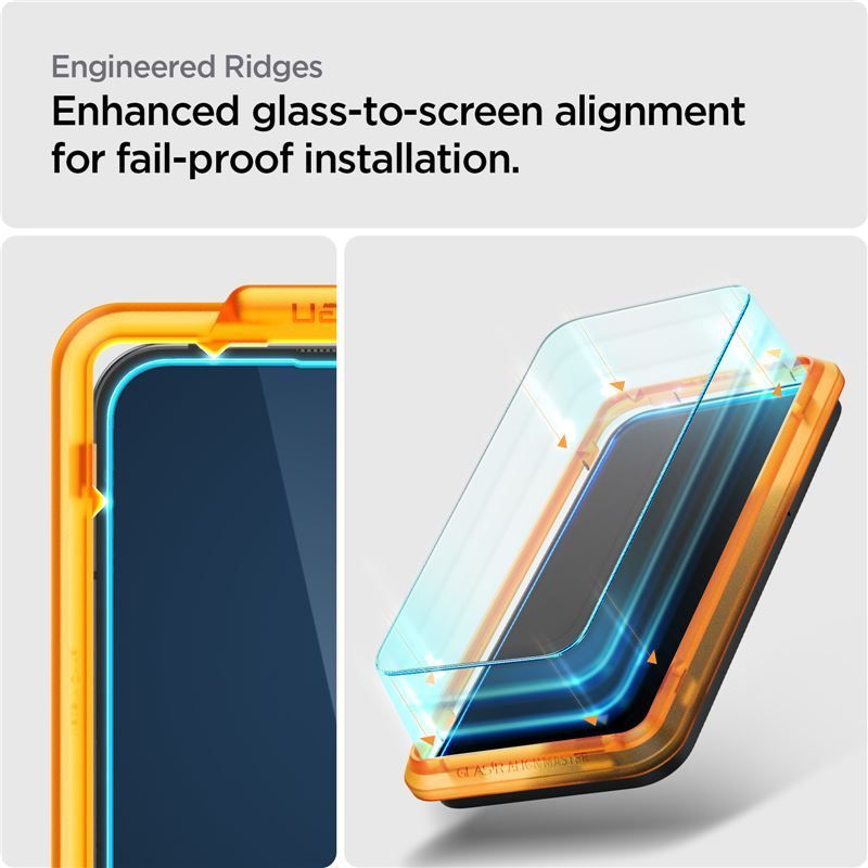 Spigen Glass tR AlignMaster 2 Pack - Nothing Phone (2) Spigen Glass tR AlignMaster 2 Pack - Nothing Phone (2)