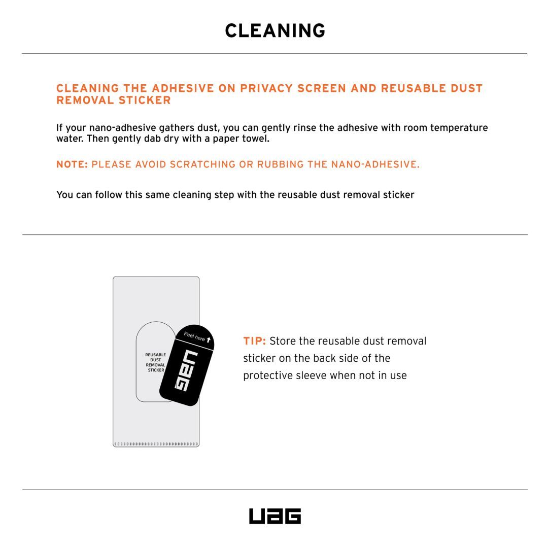 UAG Removable Privacy Eco iPhone 16 Pro Max Not Applicable UAG Removable Privacy Eco iPhone 16 Pro Max Not Applicable
