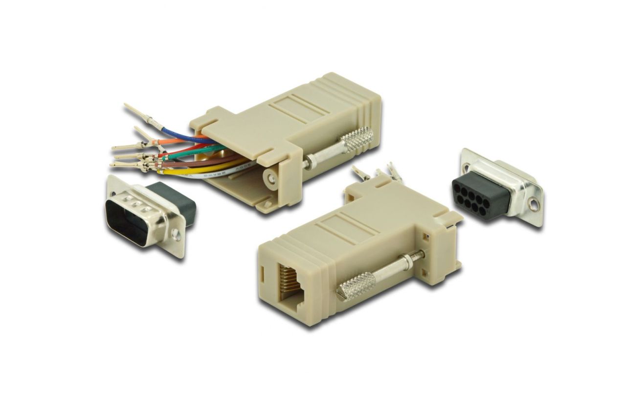 Assmann Adaptor, DB9, RJ45, Modular Assmann Adaptor, DB9, RJ45, Modular