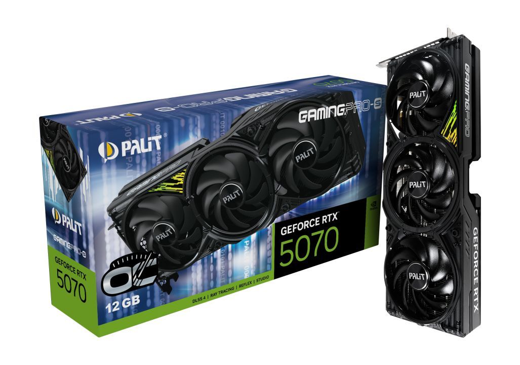 Palit GeForce RTX5070 12GB DDR7 GamingPro-S OC