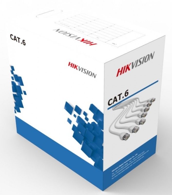 Hikvision CAT6 U-UTP Installation cable 305m White Hikvision CAT6 U-UTP Installation cable 305m White