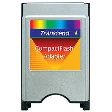 Transcend PCMCIA Adapter F/ CF CARD Card Reader Transcend PCMCIA Adapter F/ CF CARD Card Reader