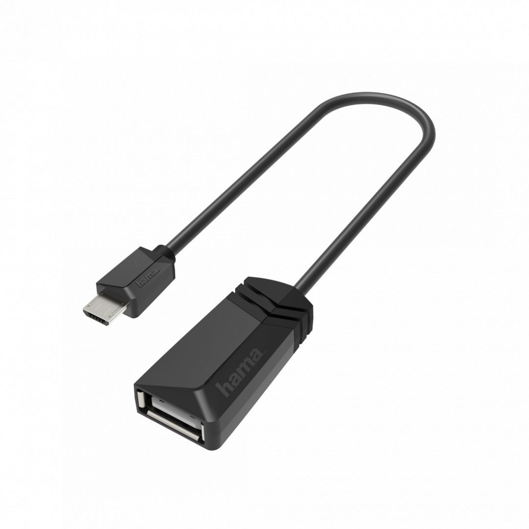 Hama Micro USB 2.0 OTG Adapter Black Hama Micro USB 2.0 OTG Adapter Black