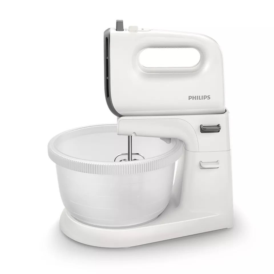 Philips Viva Collection HR3745/00 450W Kézi Mixer Tállal White Philips Viva Collection HR3745/00 450W Kézi Mixer Tállal White
