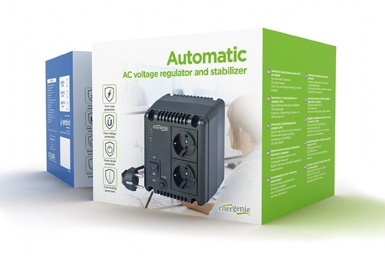 Gembird Energenie EG-AVR-0501 Teljesítmény Stabilizátor