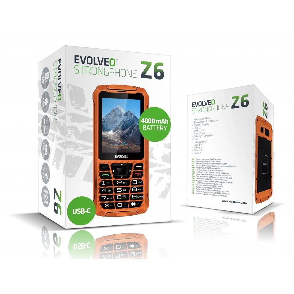 Evolveo StrongPhone Z6 DualSIM Orange Evolveo StrongPhone Z6 DualSIM Orange