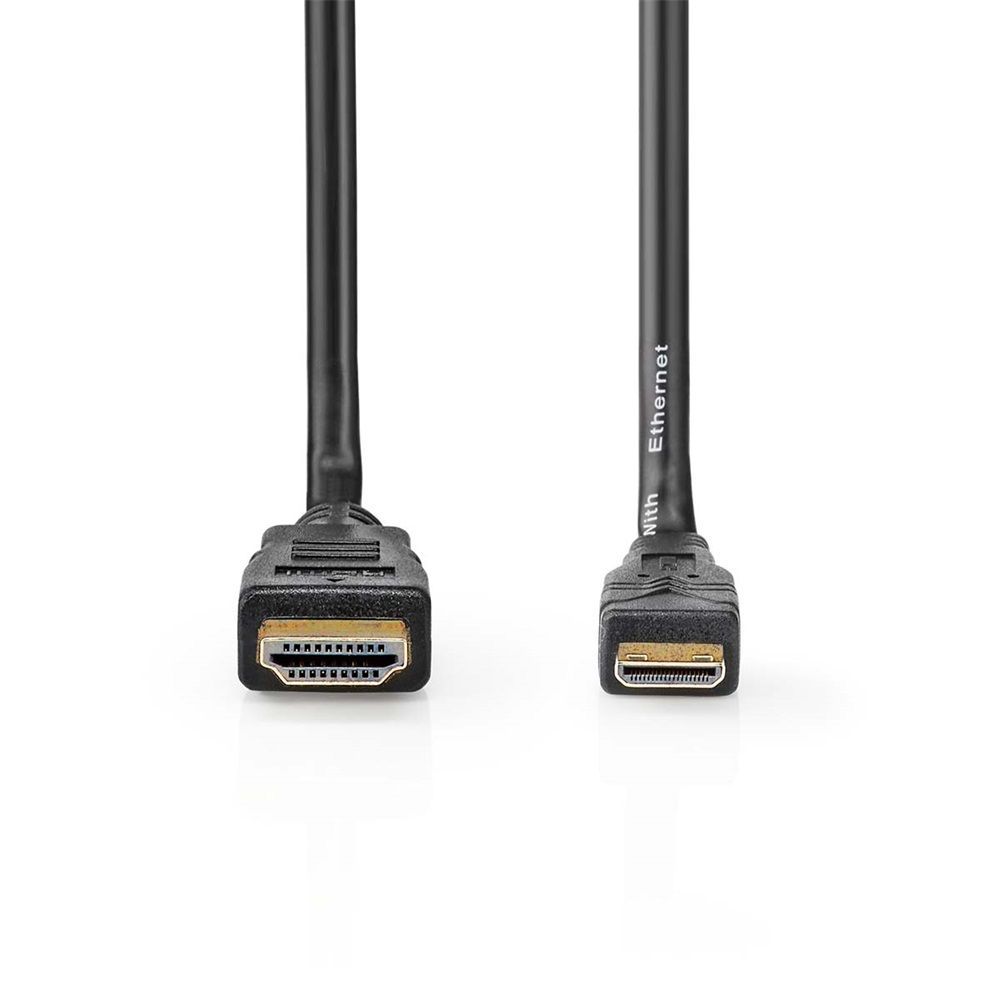 Nedis mini HDMI to HDMI Cable 1,5m Black Nedis mini HDMI to HDMI Cable 1,5m Black