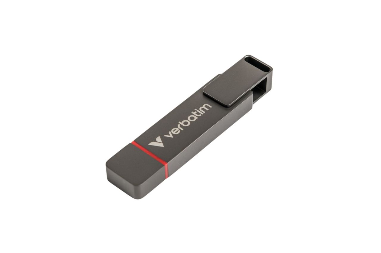 Verbatim 128GB Dual QuickStick USB3.2 Silver