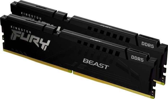 Kingston 32GB DDR5 5600MHz Kit(2x16GB) Fury Beast Black Kingston 32GB DDR5 5600MHz Kit(2x16GB) Fury Beast Black