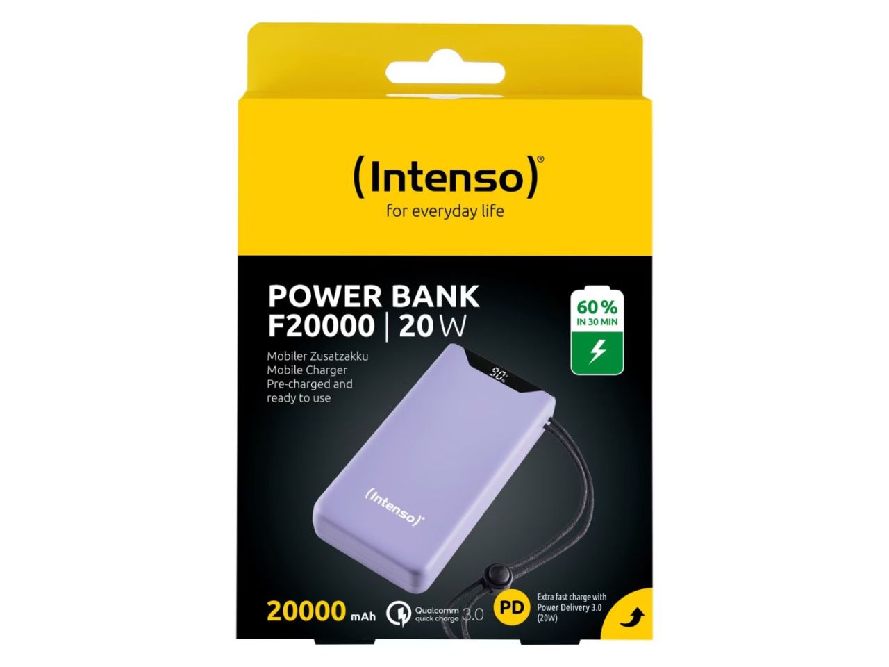 Intenso F20000 20000mAh Powerbank Purple