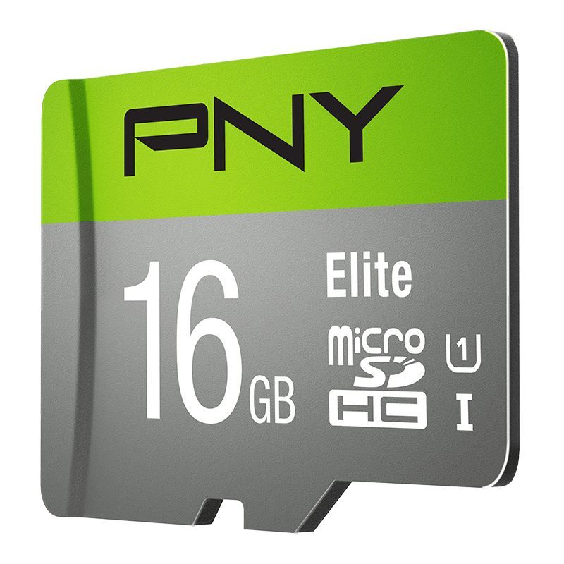 PNY 16GB microSDXC Elite Class 10 UHS-I + adapterrel PNY 16GB microSDXC Elite Class 10 UHS-I + adapterrel