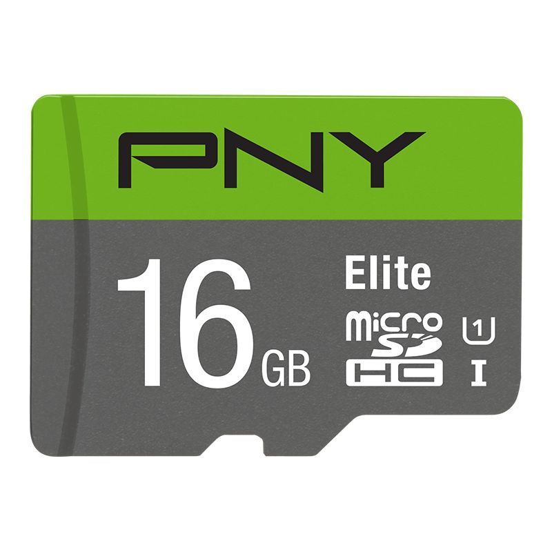 PNY 16GB microSDXC Elite Class 10 UHS-I + adapterrel PNY 16GB microSDXC Elite Class 10 UHS-I + adapterrel