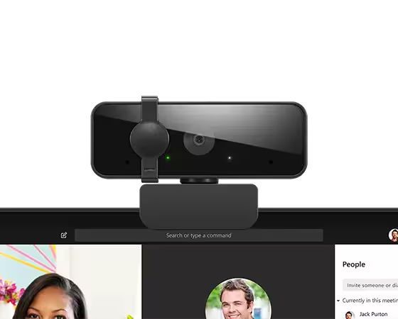 Lenovo Essential FHD Gen2 Webkamera Black