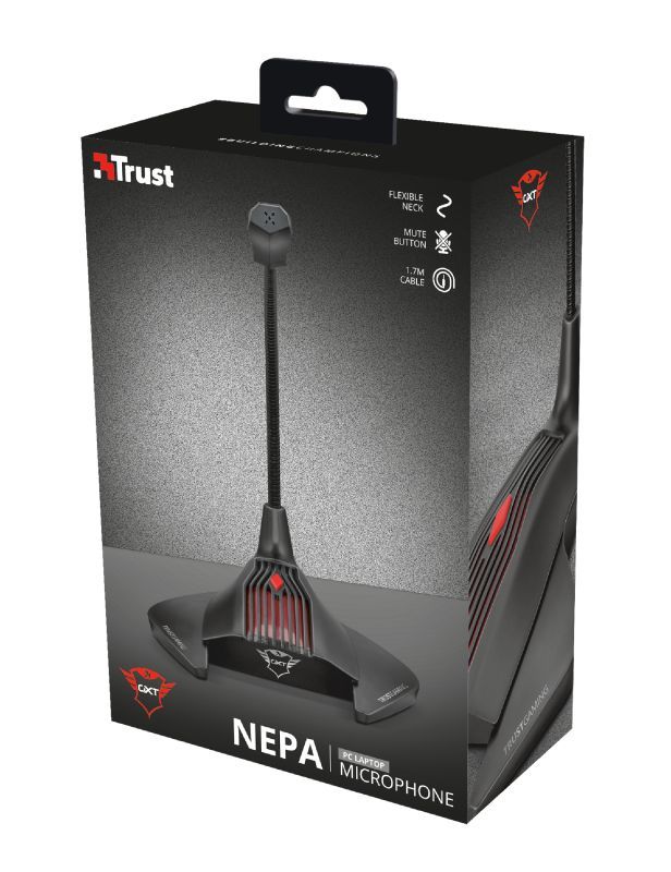 Trust GXT 239 Nepa Gaming Microphone Black Trust GXT 239 Nepa Gaming Microphone Black