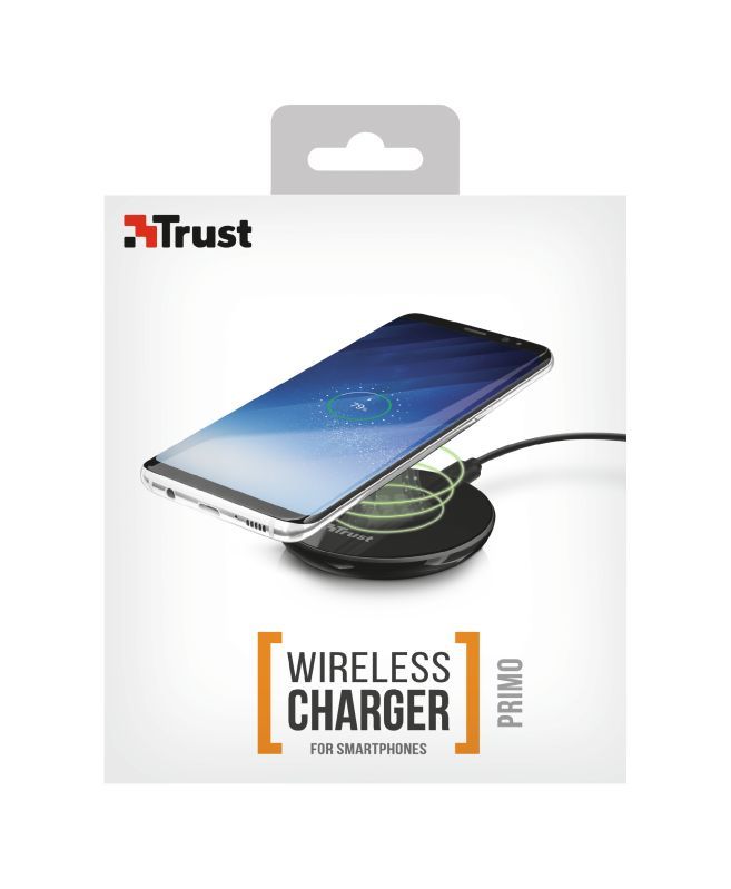Trust Primo Wireless Charger for Smartphones Black Trust Primo Wireless Charger for Smartphones Black