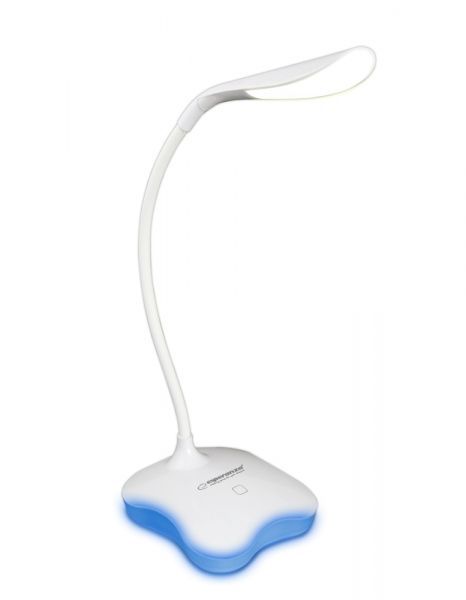 Esperanza ELD105W Mimosa LED Asztali Lámpa Fehér Esperanza ELD105W Mimosa LED Asztali Lámpa Fehér