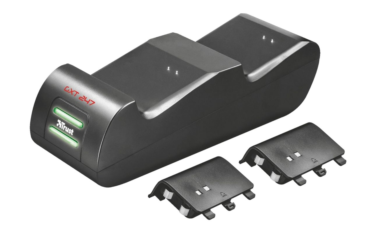 Trust GXT 247 Duo Charging Dock suitable for Xbox One Trust GXT 247 Duo Charging Dock suitable for Xbox One