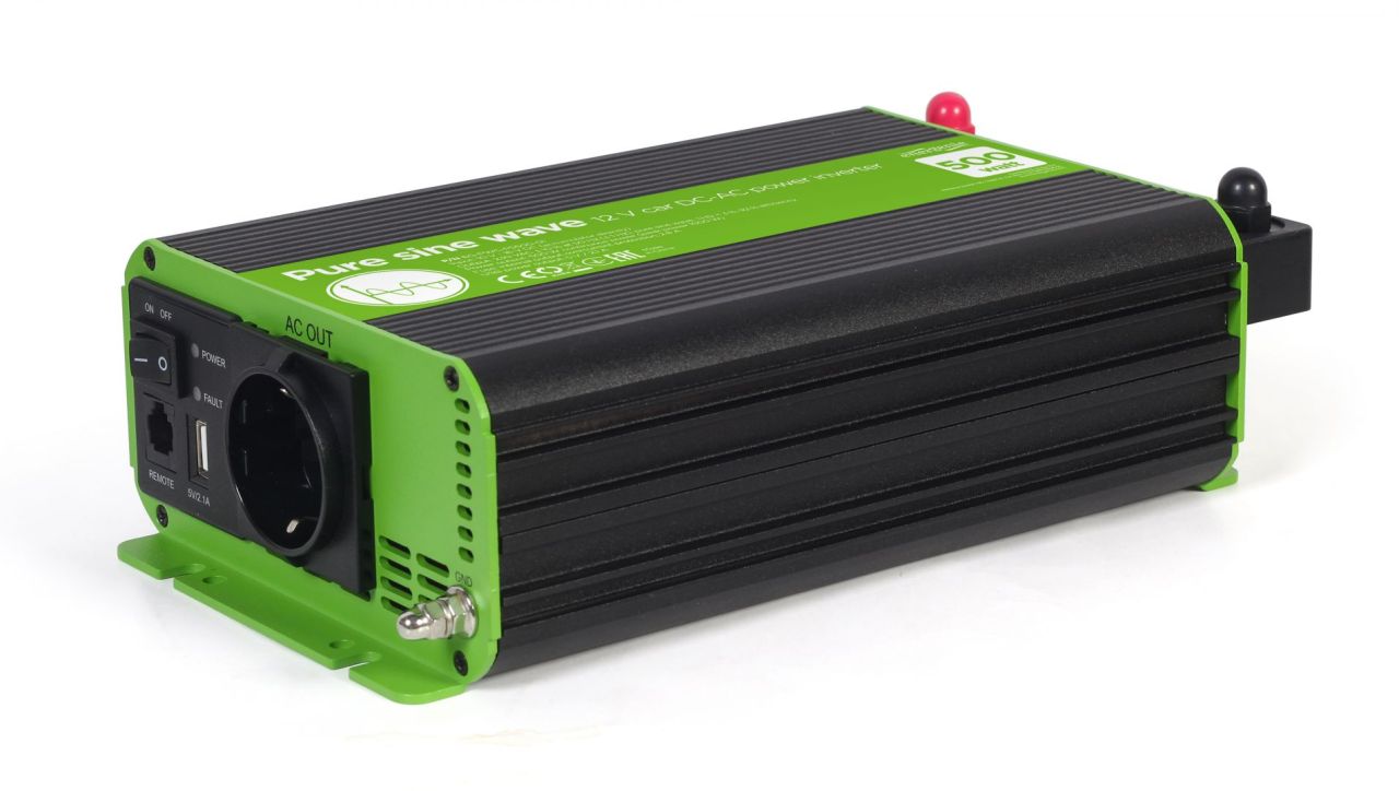 Gembird Energenie 12V Pure sine Wave Car DC-AC Power Inverter 500W Gembird Energenie 12V Pure sine Wave Car DC-AC Power Inverter 500W