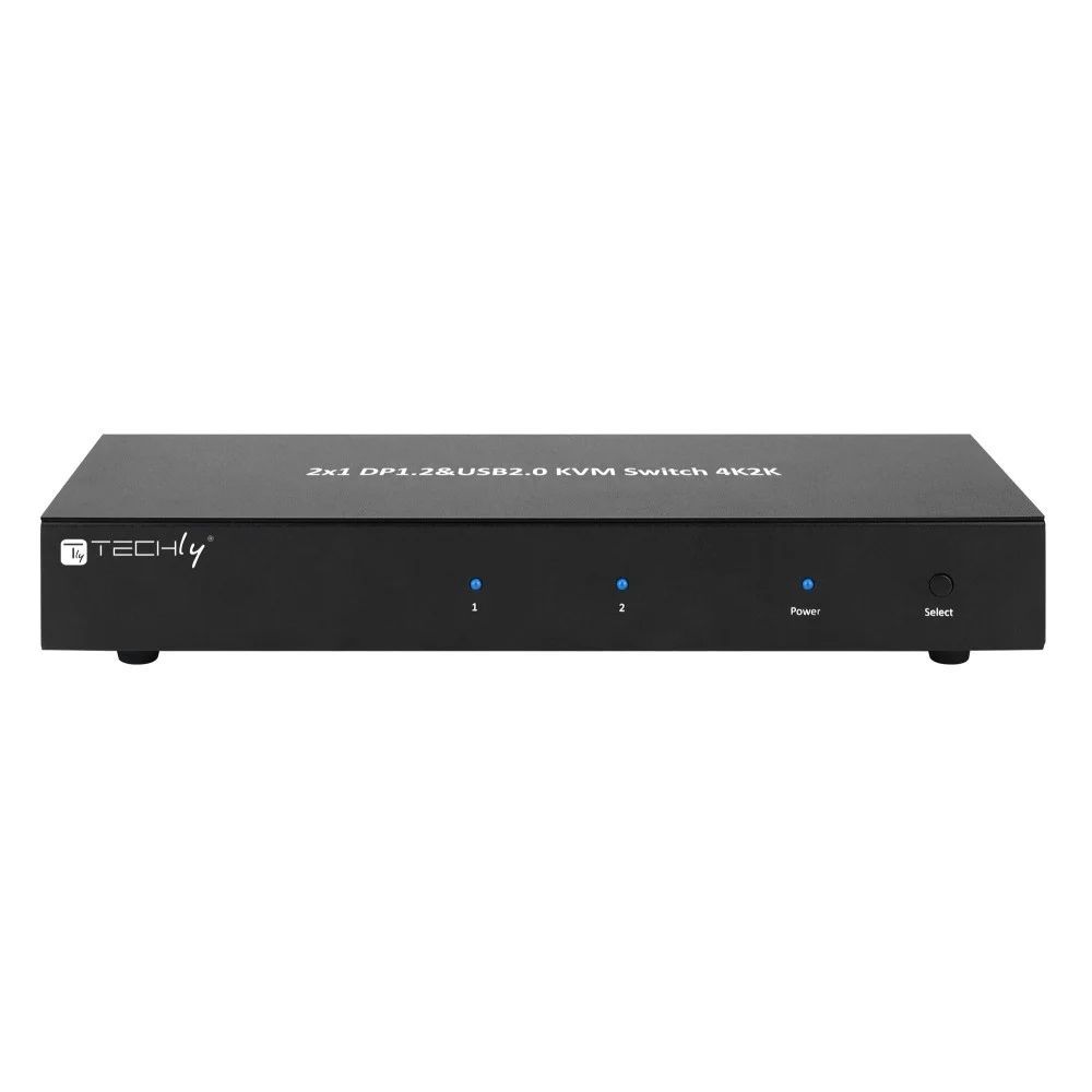 TECHLY IDATA DP-KVM2 2-Port DisplayPort1.2 Dual-Monitor KVM Switch TECHLY IDATA DP-KVM2 2-Port DisplayPort1.2 Dual-Monitor KVM Switch