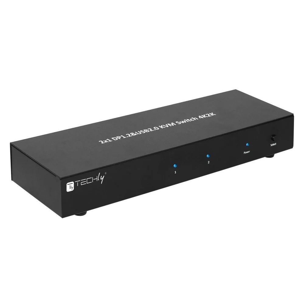 TECHLY IDATA DP-KVM2 2-Port DisplayPort1.2 Dual-Monitor KVM Switch TECHLY IDATA DP-KVM2 2-Port DisplayPort1.2 Dual-Monitor KVM Switch