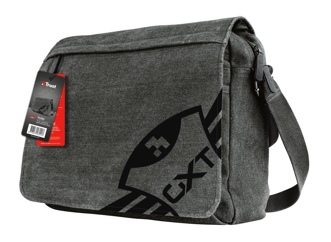 Trust GXT 1260 Yuni Gaming Messenger Bag 15,6" Grey Trust GXT 1260 Yuni Gaming Messenger Bag 15,6" Grey
