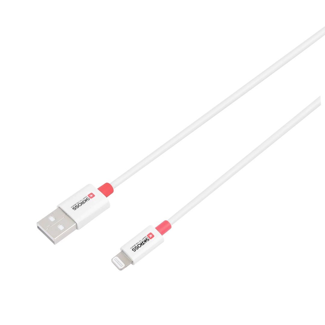 SKROSS USB-A to Lightning cable 1,2m White