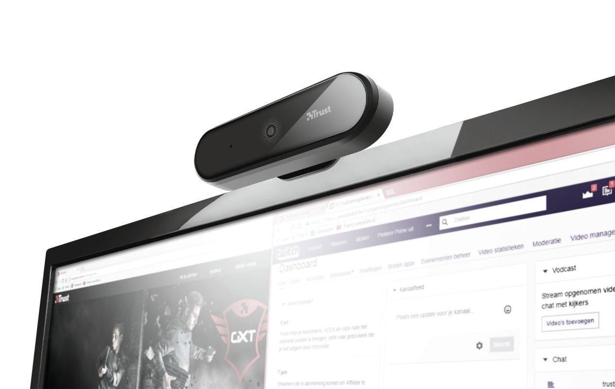 Trust Tyro Webkamera Black Trust Tyro Webkamera Black