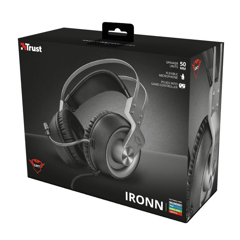 Trust GXT 430 Ironn Gaming Headset Black/Grey Trust GXT 430 Ironn Gaming Headset Black/Grey