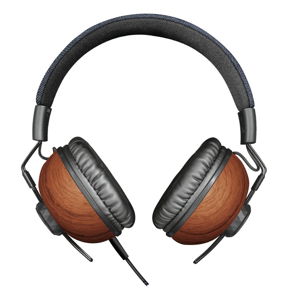 Trust Noma Headset Denim Wood Trust Noma Headset Denim Wood