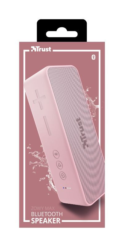 Trust Zowy Max Stylish Bluetooth Wireless Speaker Pink Trust Zowy Max Stylish Bluetooth Wireless Speaker Pink